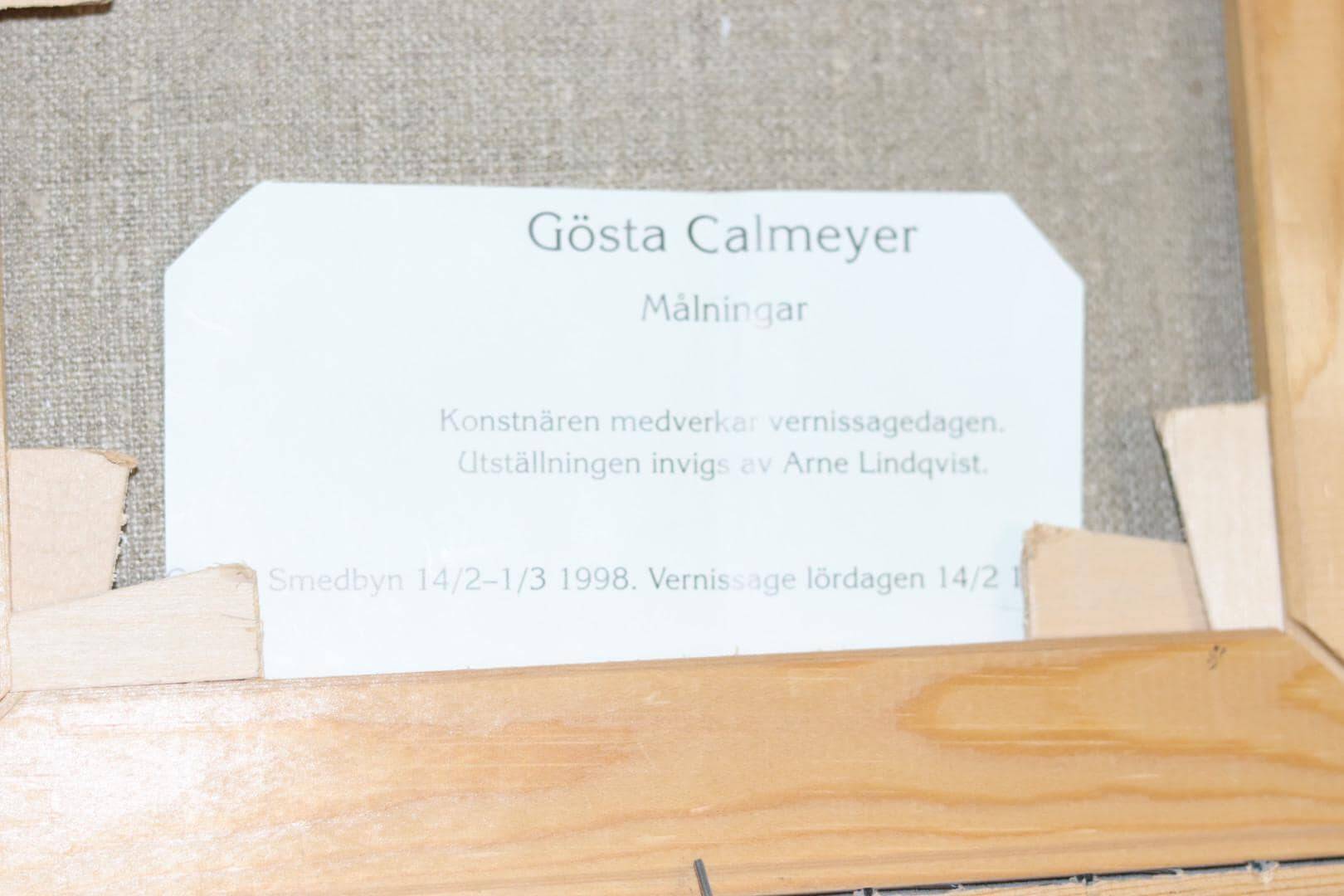 « Pierres et eau » de Gösta Calmeyer