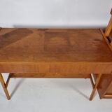 Vintage Desk, bookcase, chair by František Jirák, 1970s set of 3