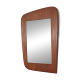 Vintage Scandinavian teak mirror 1960