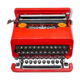 Typewriter Olivetti Valentine red revised ribbon new