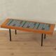 60s Flower Bench with Ceramic Tiles