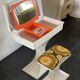Coiffeuse et tabouret Space Age par Prisunic