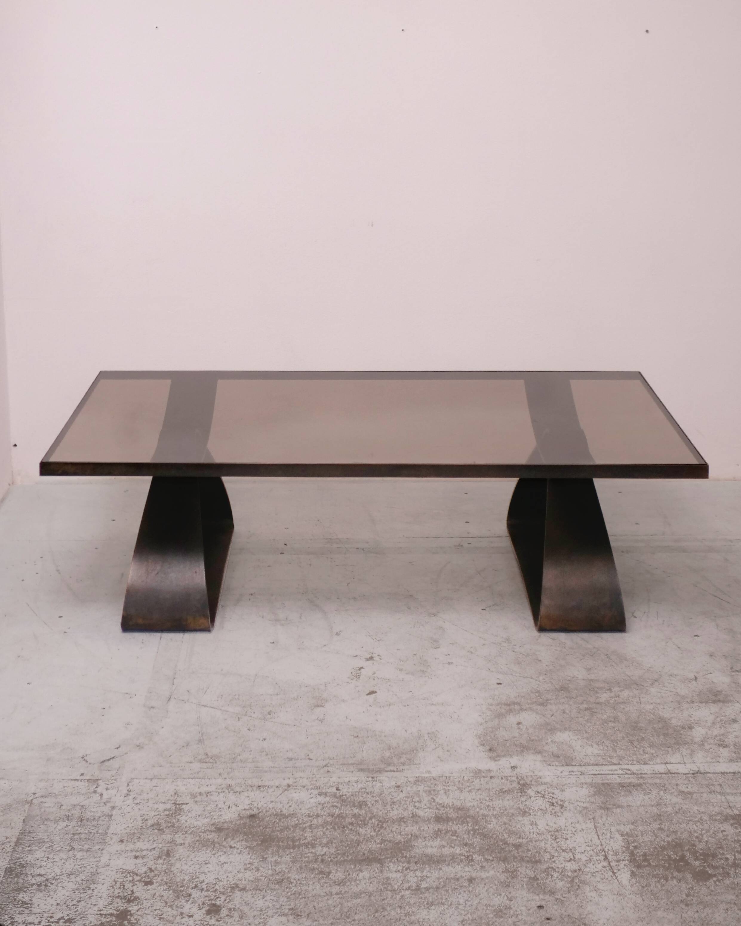 Unique sculptural coffee table 1970