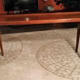 Scandinavian-style teak coffee table