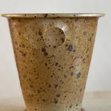 Pyrite stoneware ice bucket 1970
