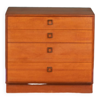 Retro Teak 1960s G Plan Form Five 5 Chest Of Drawers