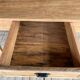 Table de campagne bois brut