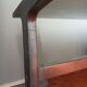 Bureau design vintage plateau verre style etienne fermigier 1970