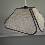 Vintage rattan blade suspension