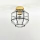 Mid-Century Glass Flush Mount/Ceiling Light from Limburg, Germany, 1960s