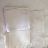 Lot de 3 serviettes monogramées