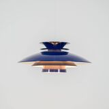 Elegant blue pendant light by Belux
