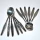 Set of 12 silver-plated mocha coffee spoons Longchamps Strasbourg