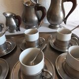 Service à café en étain