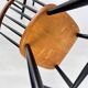 Set of 2 Mid Century Scandinavian Spindle Back Chairs, 1970s