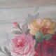 Tableau nature morte bouquet de roses