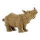 Valérie Courtet sculpture rhinocéros en grès émaillé circa 2010