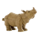 Valérie Courtet sculpture rhinocéros en grès émaillé circa 2010