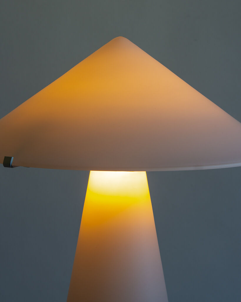 Mushroom table lamp, SCE France, 1980s