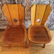 Paire de chaises brutalistes 1960