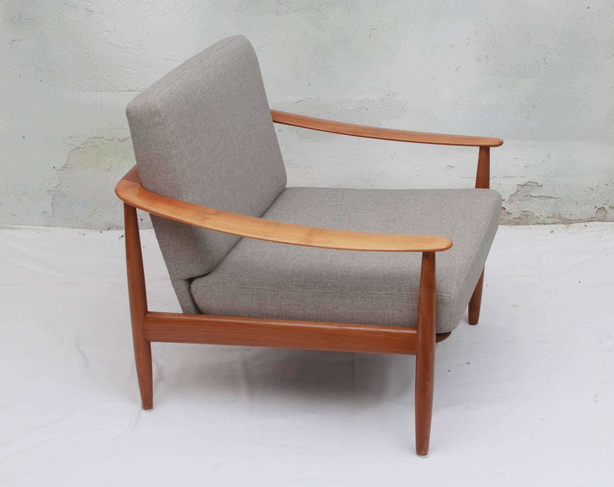 1960s armchair in cherrywood