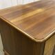 1950s English desk in walnut and oak