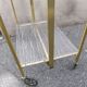 Vintage plexi serving trolley
