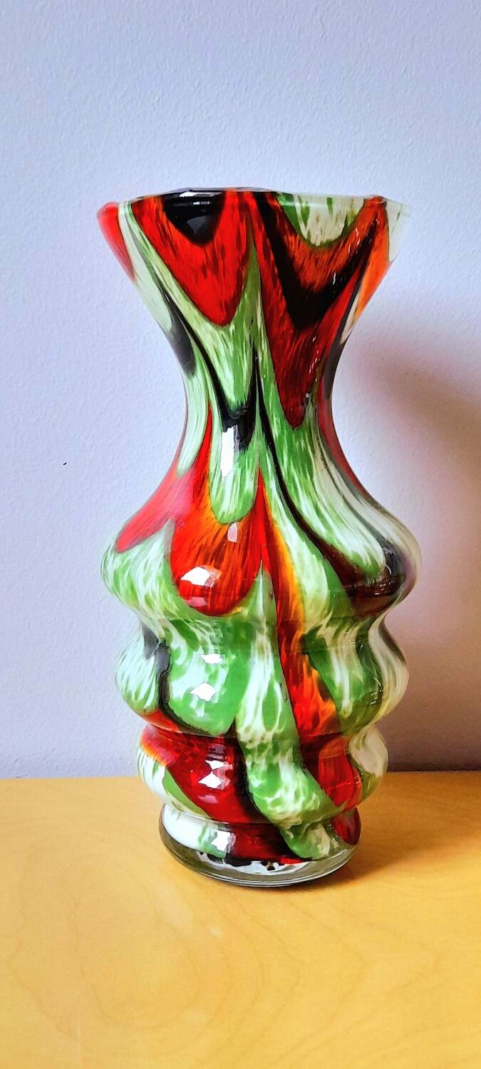 Murano glass vase, Carlo Moretti 70s