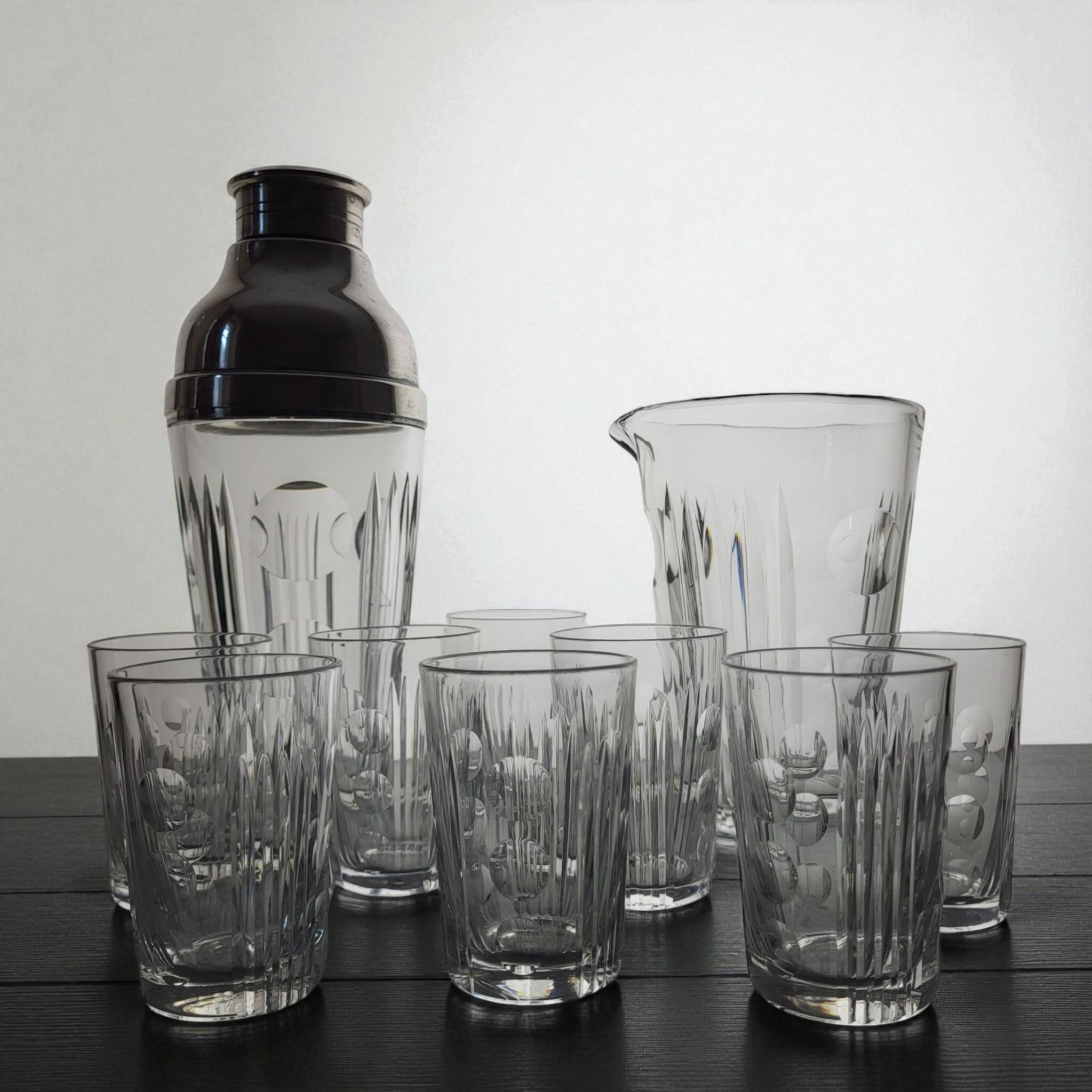 Sèvres crystal glassware service