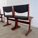 Set of 6 old Scandinavian chairs from the 60s, vintage teak
