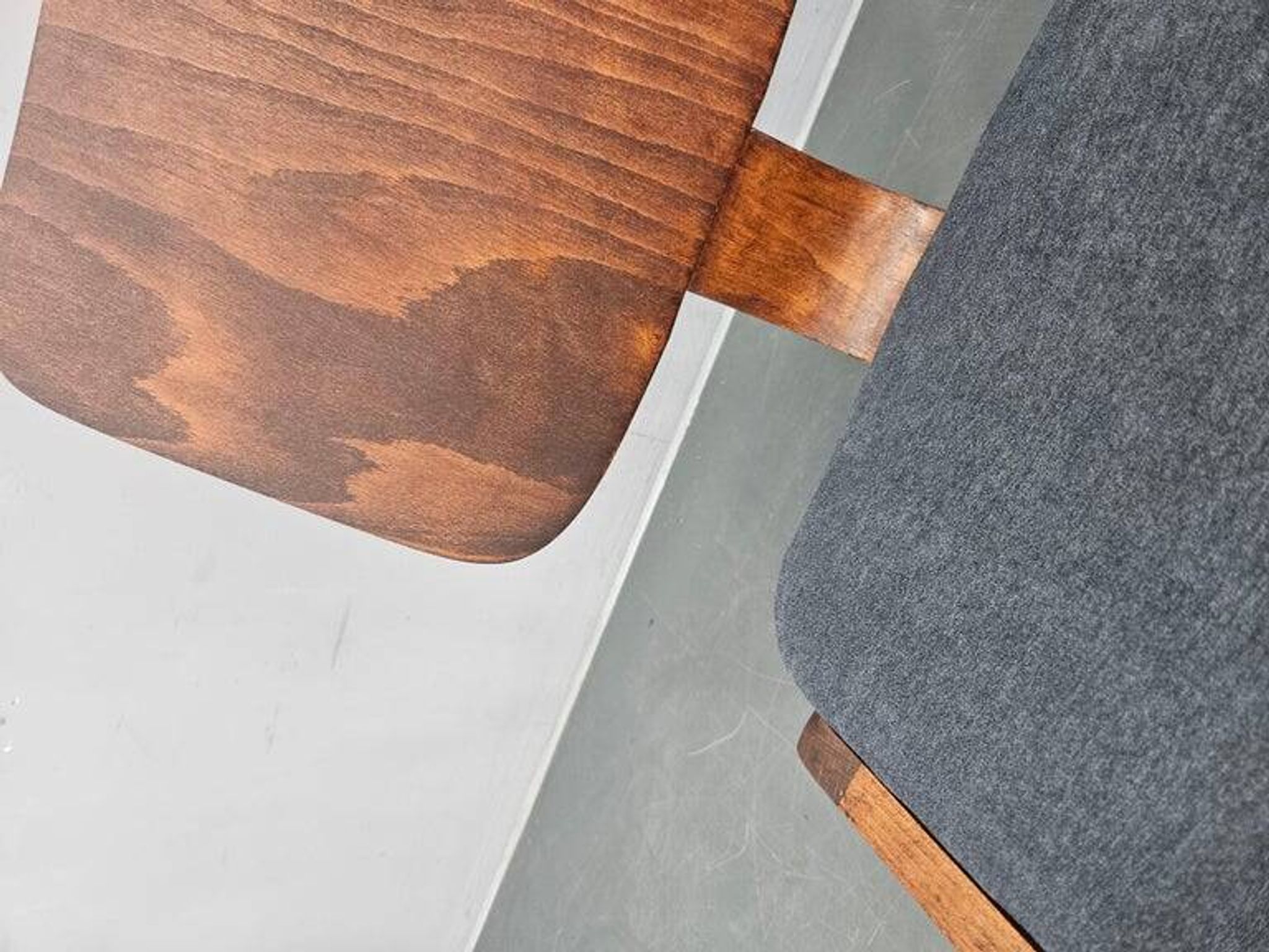 Rare mid-century dining chair in the style of Eames, up to 8 available, 1960s