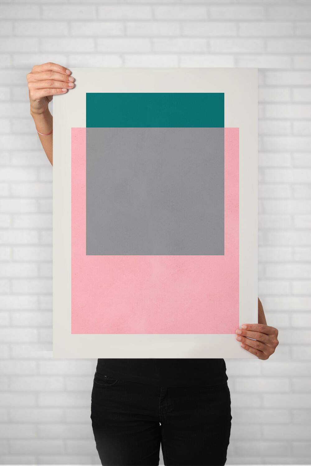 4 geometric art prints. Size (50x70cm)