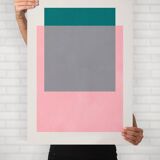 4 geometric art prints. Size (50x70cm)
