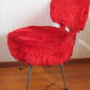 Chaise moumoute vintage