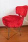 Cocktail chair, vintage moumoute