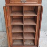 Walnut cardboard box stamped BRUN.G