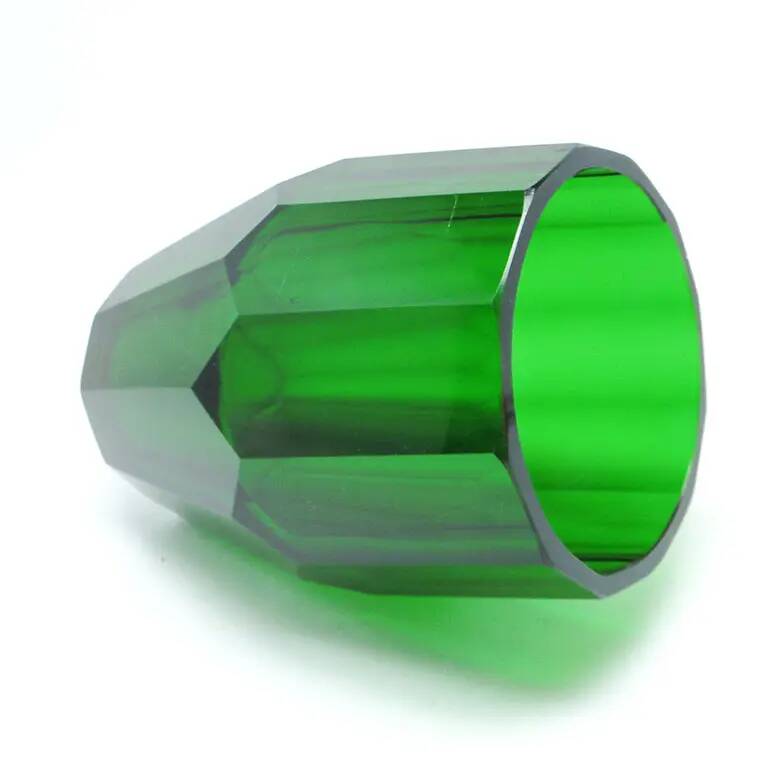 Art Deco vase, crystal, designed by J. Hoffmann, Bohemia, Czechoslovakia, 1930s