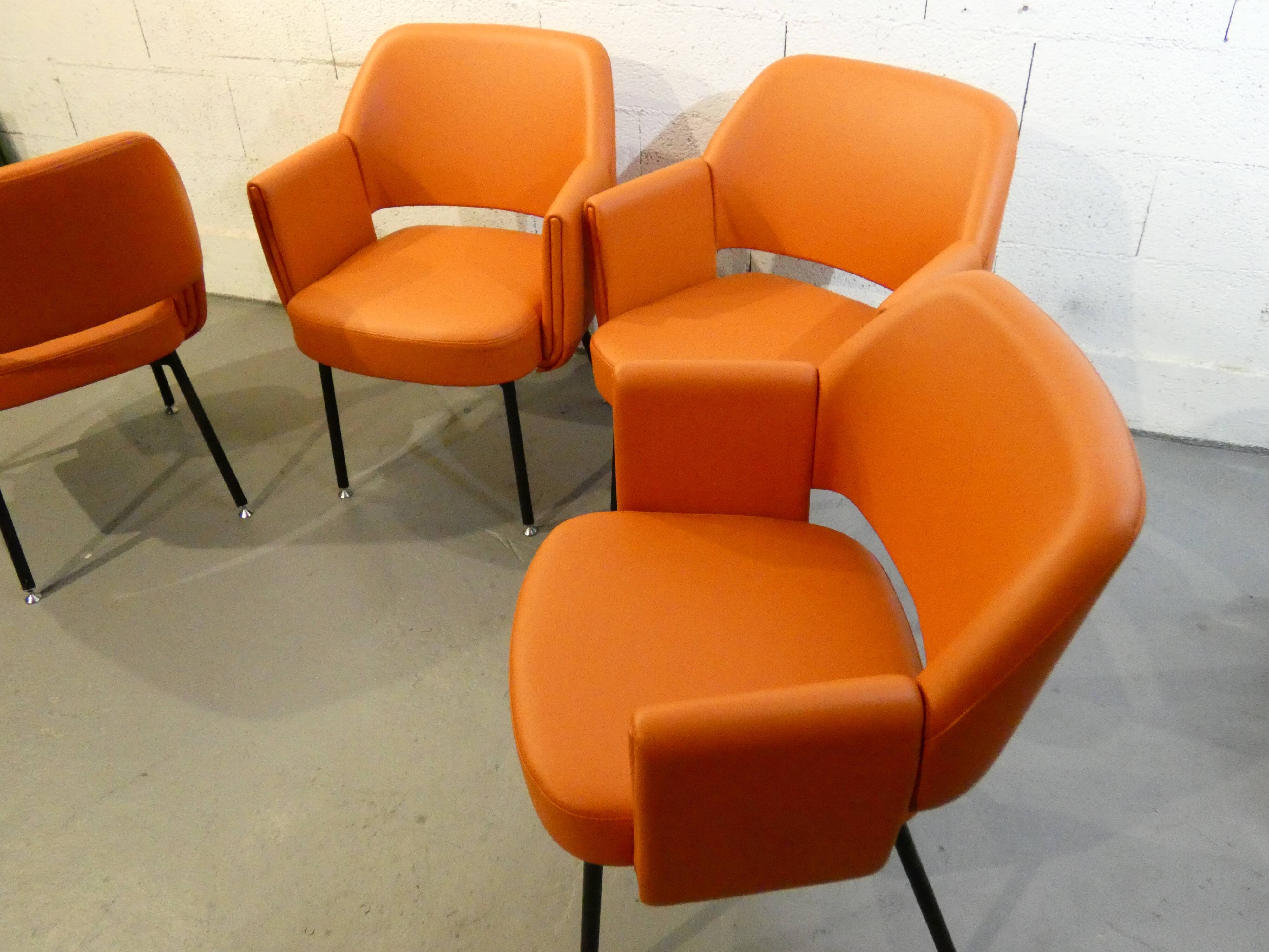 Armchairs model "Deauville", design by Marc and Pierre Simon, published by Airborne
