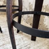 Paire de tabourets corde