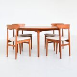 France & Son round dining table in teak Cado Denmark 1960