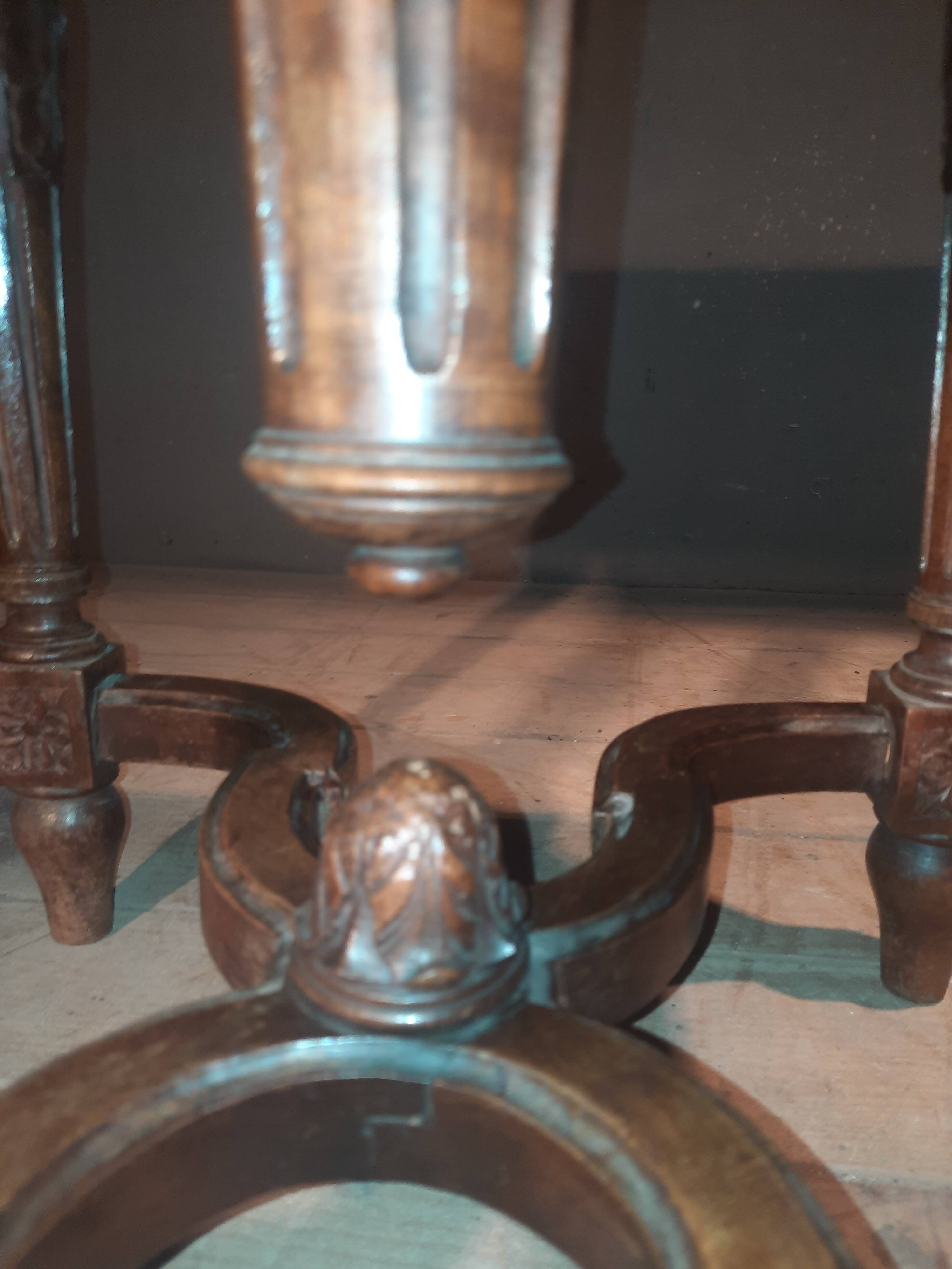 Square piano stool in the Louis XVI style