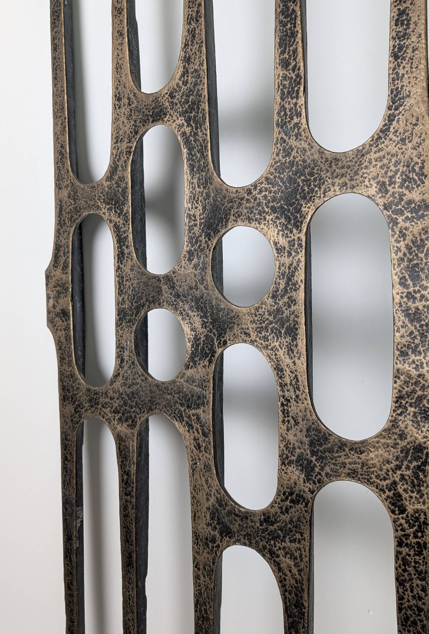 Brutalist Cast Aluminum Door Panel, 1960s