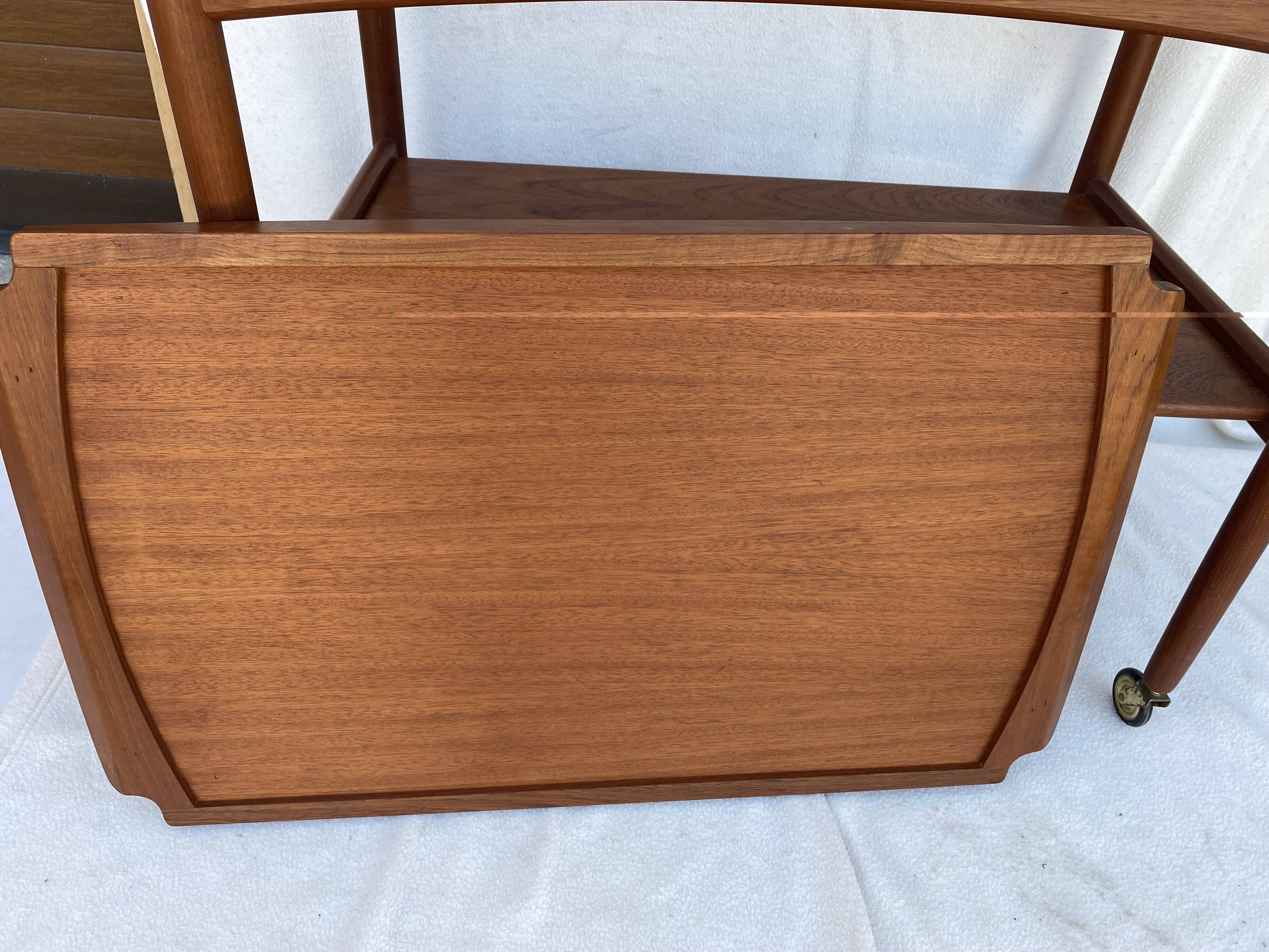 Scandinavian service trolley