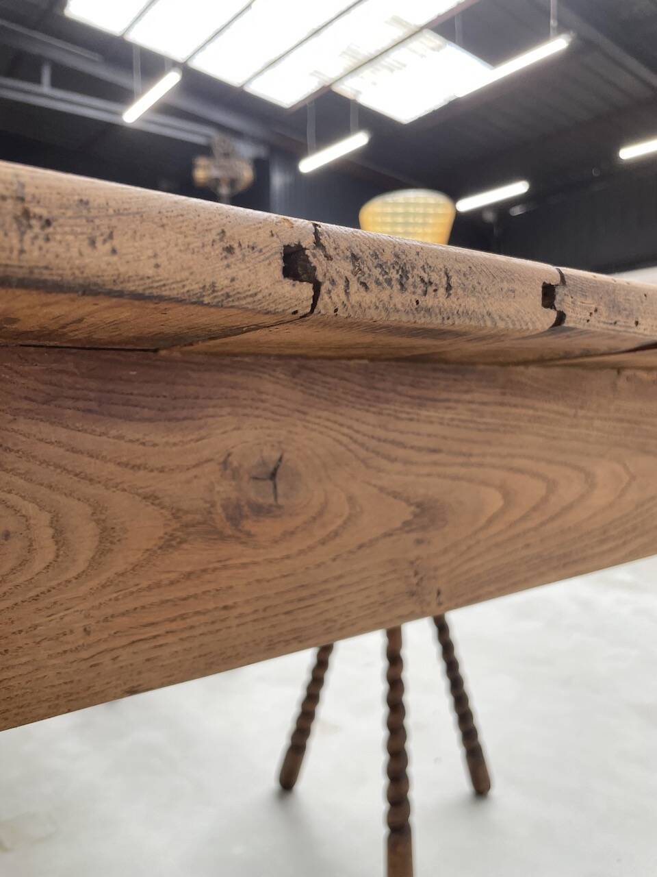 Pine and oak farmhouse table 220 cm