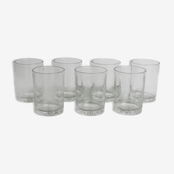 Set de 7 verres à eau en verre