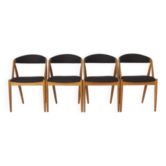 4 Kai Kristiansen Chairs 1960s - Model 31, Vintage Oak