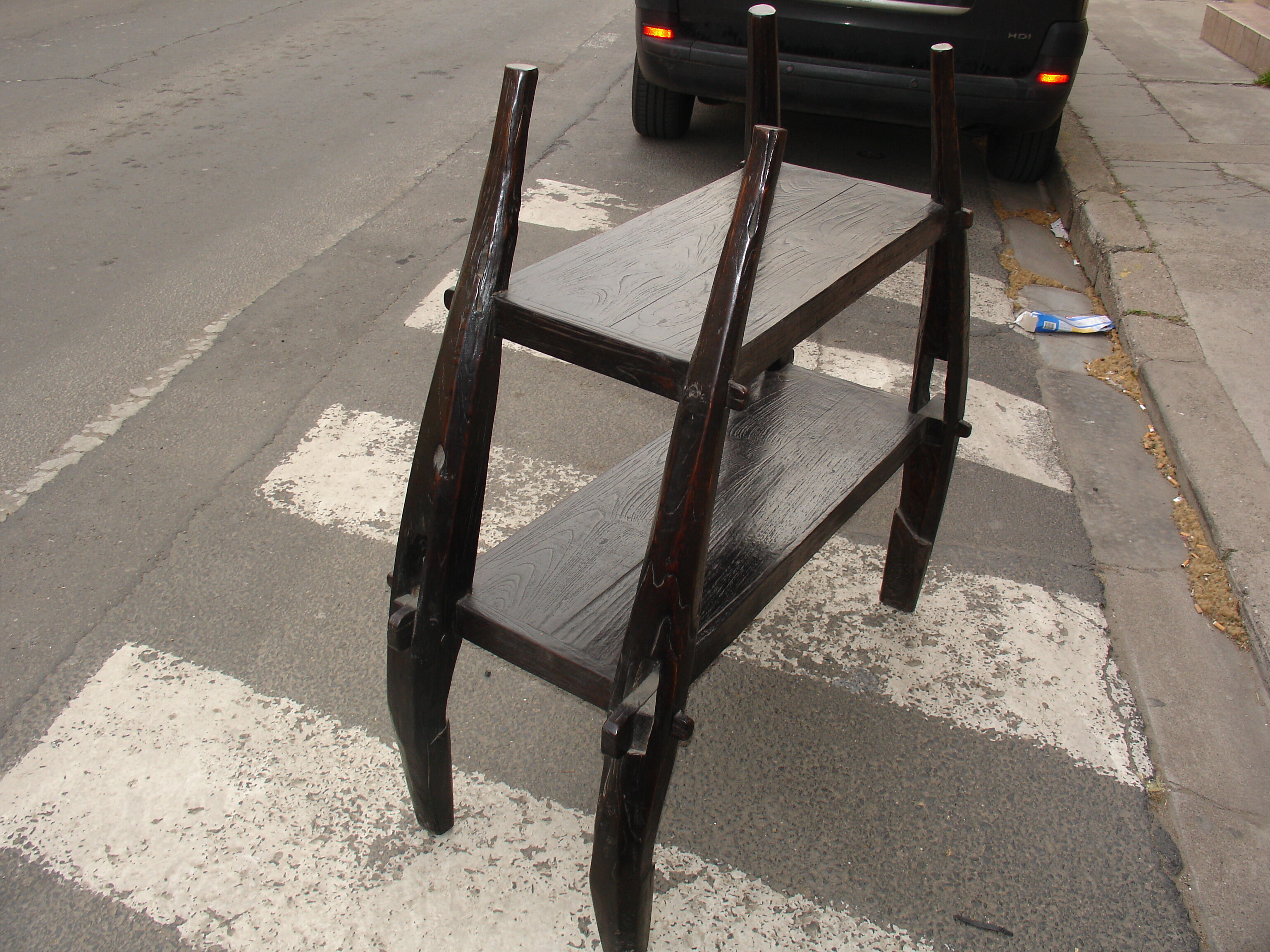 Folk Art Console in Mulberry