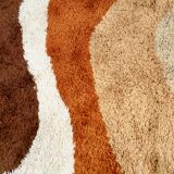 Round carpet Desso kinetic, wool, Netherlands, circa 1970