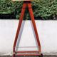 Night jack, anthropomorphic, brass mahogany, Ico Parisi, Fratelli Reguitti, 1950