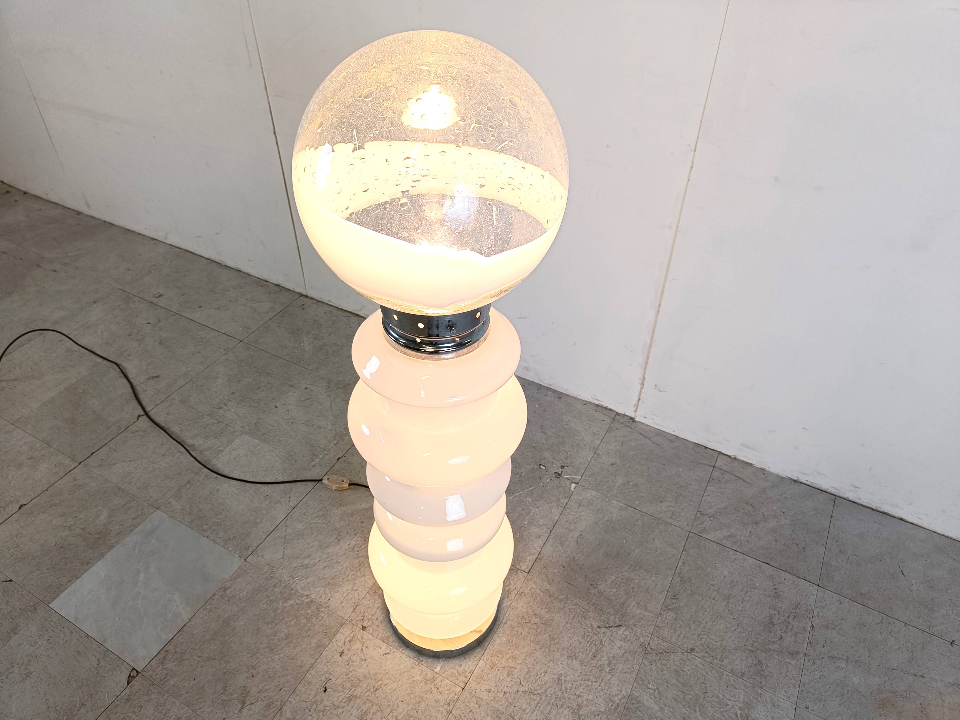 Lampadaire vintage de Mazzega, 1960